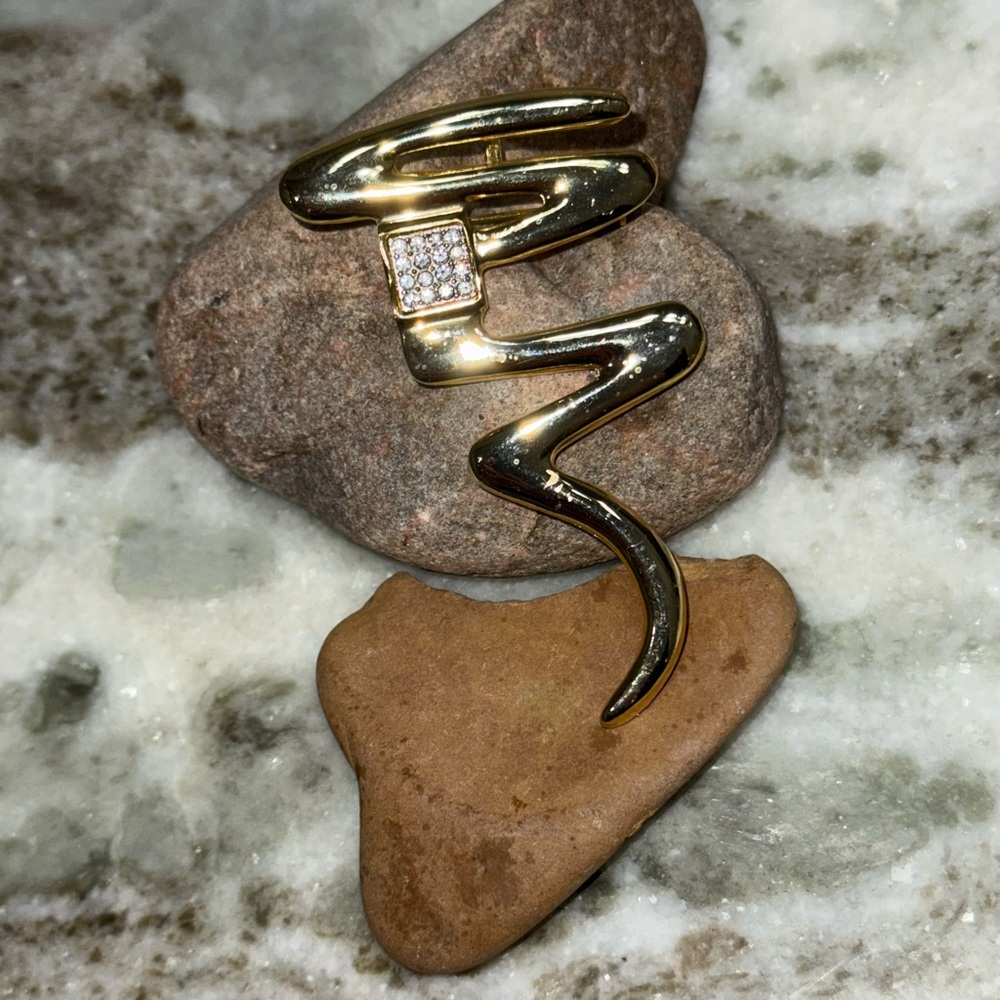 Vintage Park Lane Zig Zag Pendant Brooch